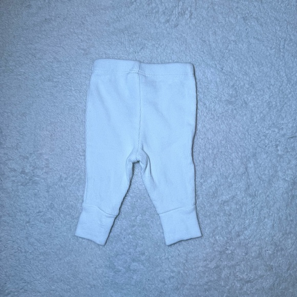 Carter's White Ribbed Baby Button-Up Set - Picture 7 of 8